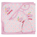 Newborn Gift Set Suits (4 Pcs) - Pink - test-store-for-chase-value