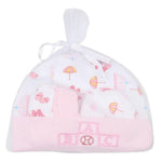 Newborn Cap Set 3 Pcs - Pink - test-store-for-chase-value