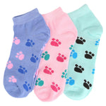 Women's Ankle Socks Pack Of 3 (Z260) - Multi - test-store-for-chase-value