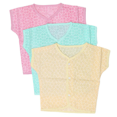 New Born Jhabla 3 pcs - Multi - test-store-for-chase-value