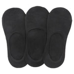 Men's Loafer Socks Pack Of 3 (Z260) - Black - test-store-for-chase-value
