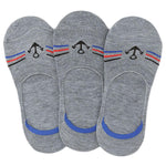 Men's Loafer Socks Pack Of 3 (Z260) - Grey - test-store-for-chase-value