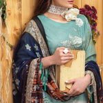 Silkoria Embroidered Lawn 3 Piece Un-Stitched Suit - RC-160 A - test-store-for-chase-value