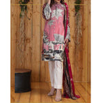 Silkoria Embroidered Lawn 3 Piece Un-Stitched Suit - RC-160 B - test-store-for-chase-value