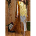 Silkoria Embroidered Lawn 3 Piece Un-Stitched Suit - RC-161 A - test-store-for-chase-value