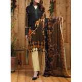 Silkoria Embroidered Lawn 3 Piece Un-Stitched Suit - RC-162 A - test-store-for-chase-value