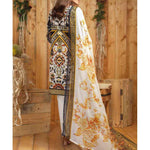 Silkoria Embroidered Lawn 3 Piece Un-Stitched Suit - RC-163 B - test-store-for-chase-value