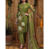 Silkoria Embroidered Lawn 3 Piece Un-Stitched Suit - RC-164 A - test-store-for-chase-value