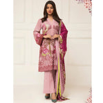 Signature Icon Printed Lawn 3 Piece Un-Stitched Suit Vol 2 - ZS 01 A - test-store-for-chase-value