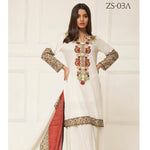 Signature Icon Printed Lawn 3 Piece Un-Stitched Suit Vol 2 - ZS 03 A - test-store-for-chase-value