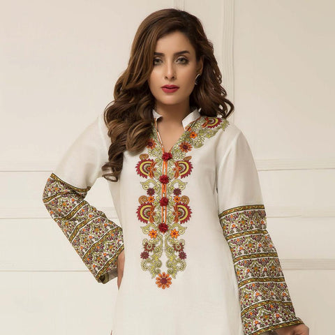 Signature Icon Printed Lawn 3 Piece Un-Stitched Suit Vol 2 - ZS 03 B - test-store-for-chase-value