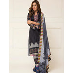 Signature Icon Printed Lawn 3 Piece Un-Stitched Suit Vol 2 - ZS 06 A - test-store-for-chase-value