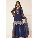 Signature Icon Printed Lawn 3 Piece Un-Stitched Suit Vol 2 - ZS 06 B - test-store-for-chase-value