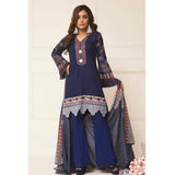 Signature Icon Printed Lawn 3 Piece Un-Stitched Suit Vol 2 - ZS 06 B - test-store-for-chase-value