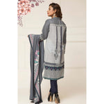 Signature Icon Printed Lawn 3 Piece Un-Stitched Suit Vol 2 - ZS 07 B - test-store-for-chase-value