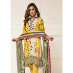 Signature Icon Printed Lawn 3 Piece Un-Stitched Suit Vol 2 - ZS 08 A - test-store-for-chase-value