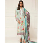 Signature Icon Printed Lawn 3 Piece Un-Stitched Suit Vol 2 - ZS 09 A - test-store-for-chase-value