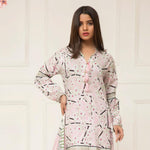 Signature Icon Printed Lawn 3 Piece Un-Stitched Suit Vol 2 - ZS 10 A - test-store-for-chase-value