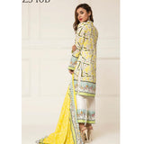 Signature Icon Printed Lawn 3 Piece Un-Stitched Suit Vol 2 - ZS 10 B - test-store-for-chase-value