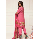 Signature Icon Printed Lawn 3 Piece Un-Stitched Suit Vol 2 - ZS 12 B - test-store-for-chase-value